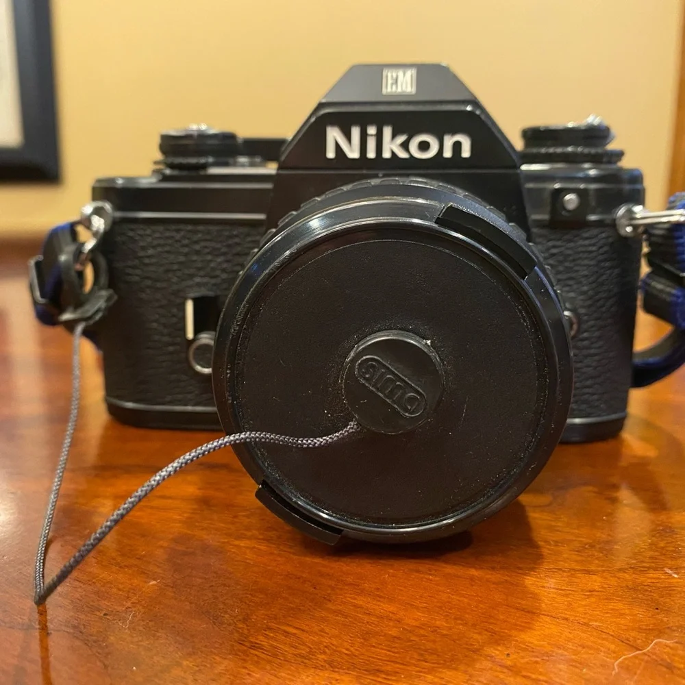 Nikon Em 35mm Film Camera SLR Body W/lens 50mm